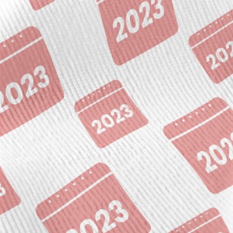 2023 Pink Calendar Standard Corduroy