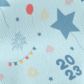 Star Balloons And Fireworks Standard Corduroy