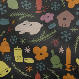 Rabbit And Town Christmas Dobby