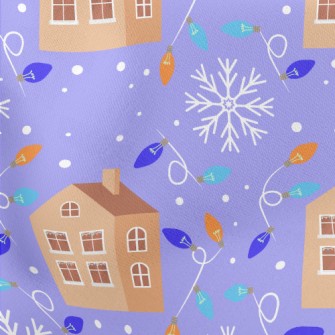 Christmas Decorations House Stretch Ponte