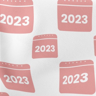 2023 Pink Calendar Stretch Ponte