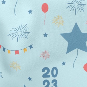 Star Balloons And Fireworks Stretch Ponte