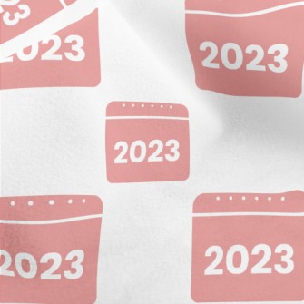 2023 Pink Calendar Micro Fleece