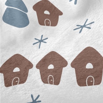 Cute Winter Town Minky