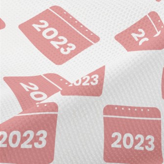 2023 Pink Calendar Piqué