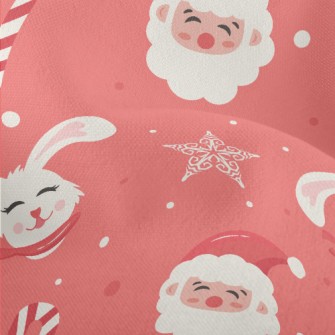 Santa Claus And Rabbit Lightweight Performance Linen