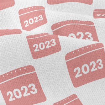 2023 Pink Calendar Modern Jersey