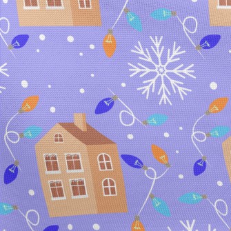 Christmas Decorations House Pongee