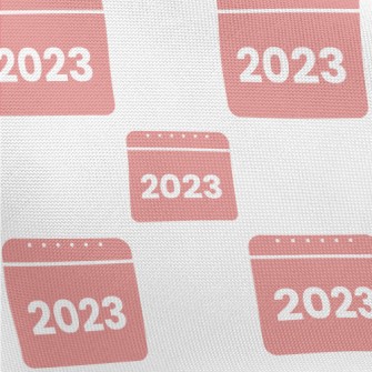 2023 Pink Calendar Pongee