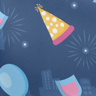 Party Elements And Fireworks Pongee