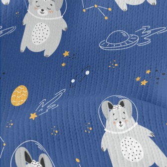 Cute Rabbit In Space Stretch Jersey