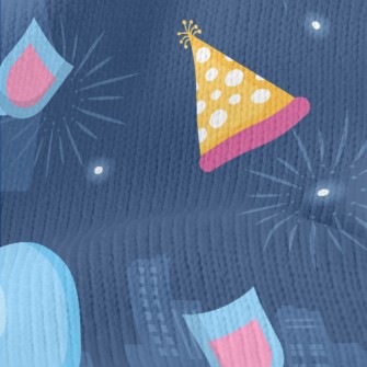 Party Elements And Fireworks Stretch Jersey