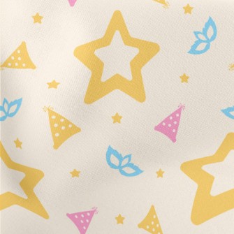 Party Hollow Stars Lightweight Cotton Poplin