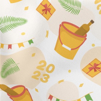 Happy Party Champagne Bucket Lightweight Cotton Poplin