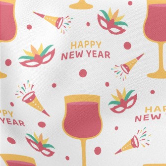 Celebration Party Wine Lightweight Cotton Poplin
