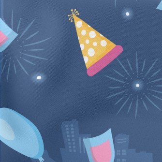 Party Elements And Fireworks Lightweight Cotton Poplin
