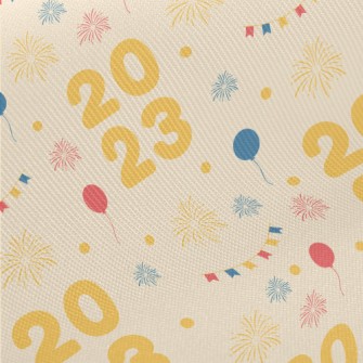 New Year&#39;s Eve Fireworks A Midweight Cotton Poplin