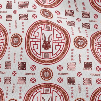 Chinese Year Of The Rabbit Pat Chiffon