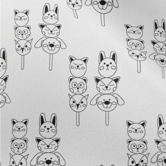 Hand-painted Animal-shaped Dum Chiffon