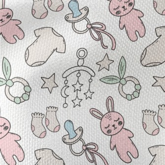 Cartoon Hand Drawn Baby Produc Waterproof Canvas