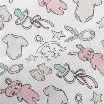 Cartoon Hand Drawn Baby Produc Performance Linen
