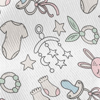 Cartoon Hand Drawn Baby Produc Standard Corduroy