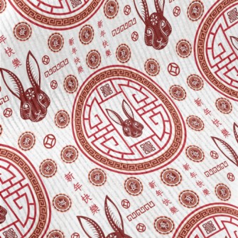 Traditional New Year Greetings Standard Corduroy