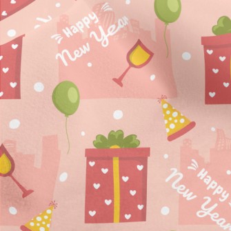 Happy New Year Gift Exchange Micro Fleece