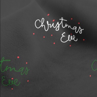 Simple Christmas Greetings Micro Fleece