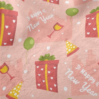 Happy New Year Gift Exchange Minky