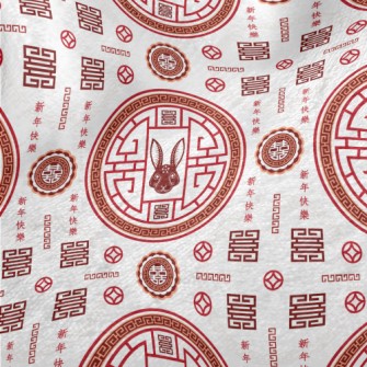 Chinese Year Of The Rabbit Pat Minky