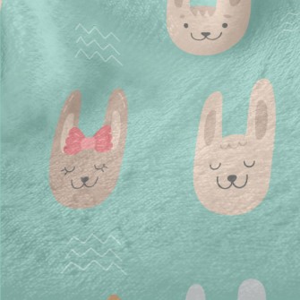 Fashion Cute Rabbit Minky