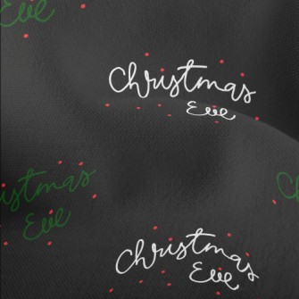 Simple Christmas Greetings Lightweight Performance Linen