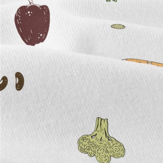 Hand Drawn Colorful Vegetables Modern Jersey