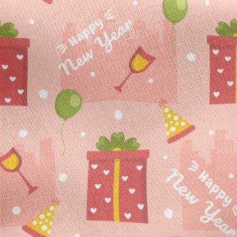 Happy New Year Gift Exchange Jersey Backed Fleece