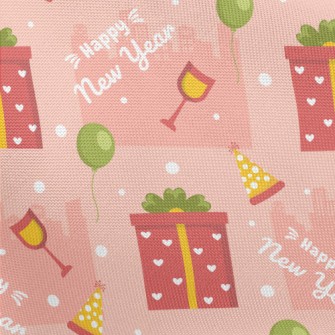 Happy New Year Gift Exchange Pongee