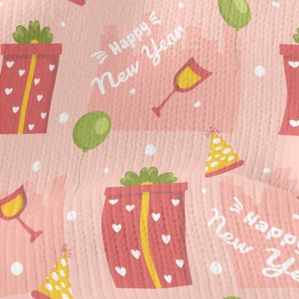 Happy New Year Gift Exchange Stretch Jersey