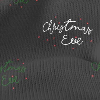 Simple Christmas Greetings Stretch Jersey