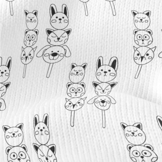 Hand-painted Animal-shaped Dum Stretch Jersey