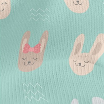 Fashion Cute Rabbit Stretch Jersey