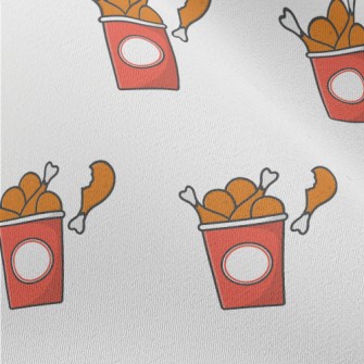 Delicious Cartoon Fried Chicke Chiffon