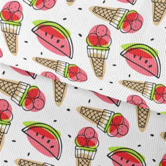 Watermelon Flavored Ice Cream Waterproof Oxford