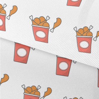 Delicious Cartoon Fried Chicke Waterproof Oxford