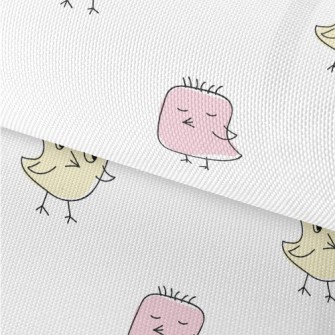 Abstract Hand Drawn Bird Waterproof Oxford
