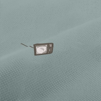 Retro Hand-painted TV Performance Linen