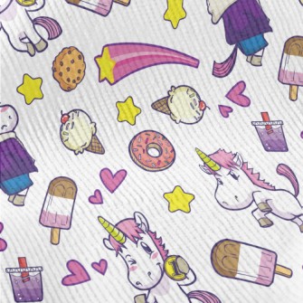 Unicorns And Desserts Standard Corduroy