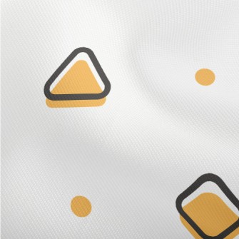 Orange Geometric Shapes Dobby