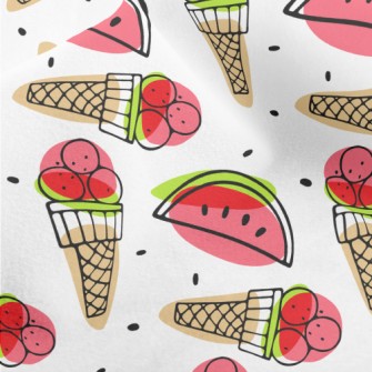 Watermelon Flavored Ice Cream Micro Fleece