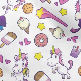 Unicorns And Desserts Micro Fleece