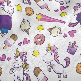 Unicorns And Desserts Minky